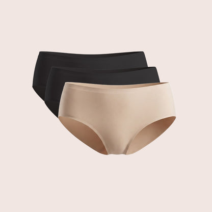 Munns & Mars Womens  Seamless Bonded Hipster Panty - pack of 3
