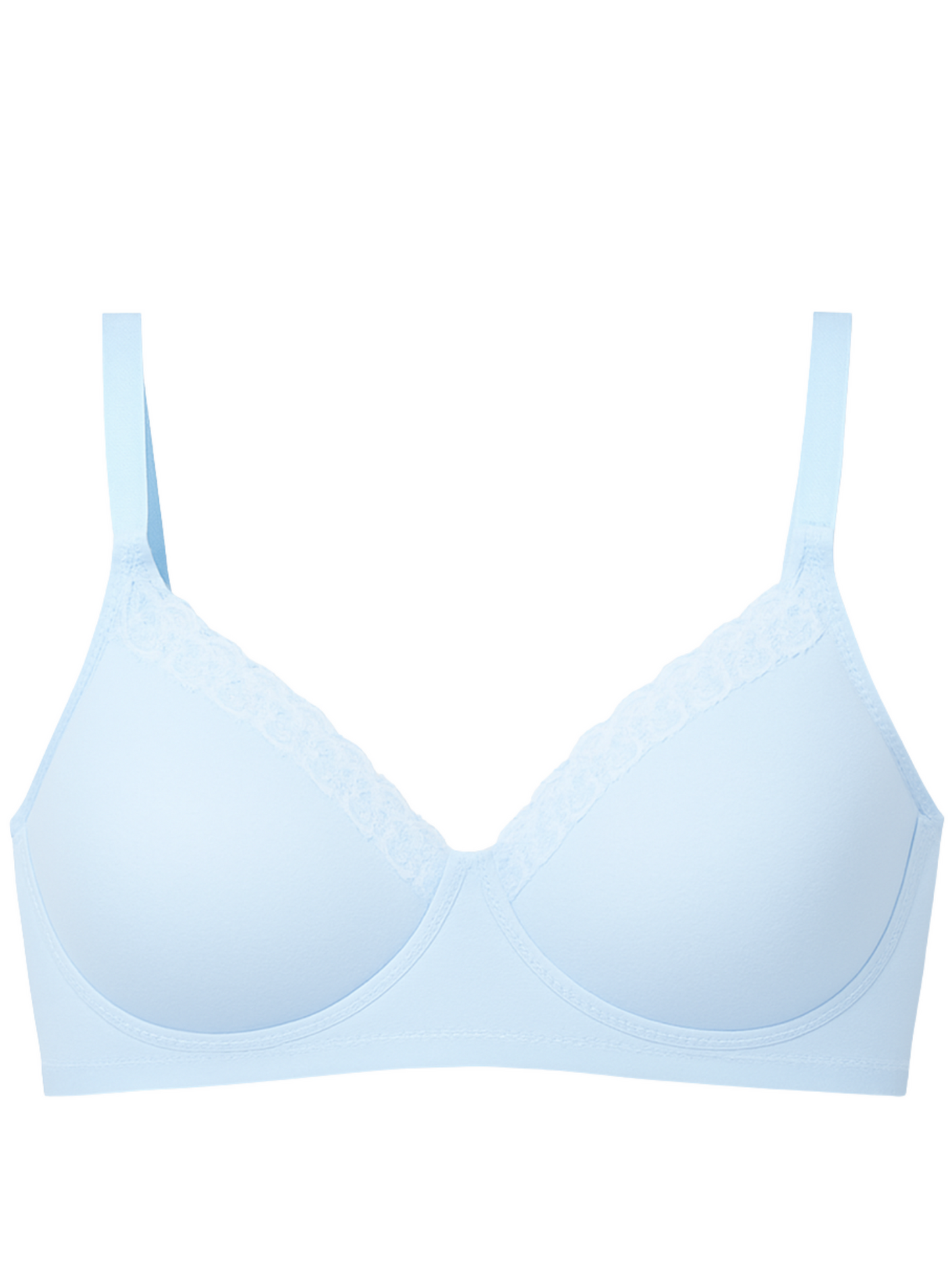 Munns & Mars Lingeries Set- T-shirt Bra & Mid Waist Hipster Panty with Outer Elastic