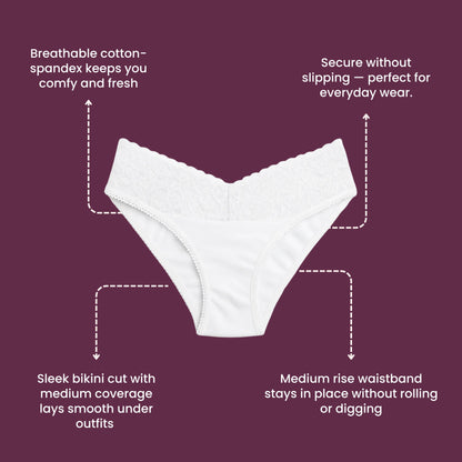 Mid Waist Bikini Panty