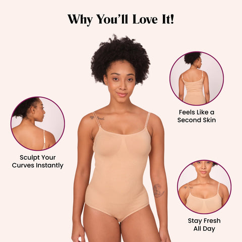 Munns & Mars Bodysuit - Beige