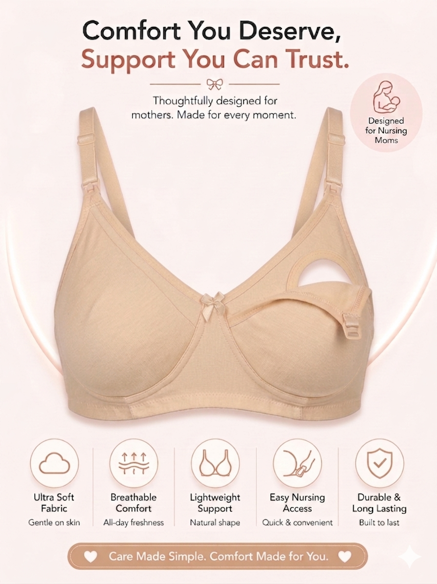 Munns & Mars Pack of 2 Women's Maternity Bra
