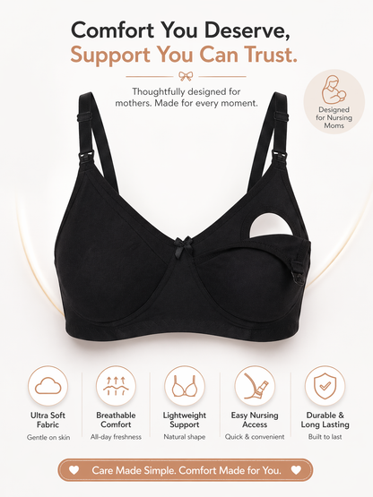 Munns & Mars Pack of 3 Womens Maternity Bra