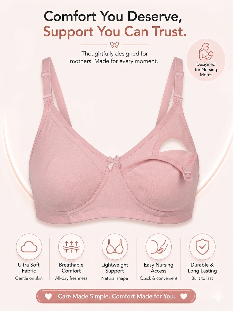 Munns & Mars Pack of 2 Women's Maternity Bra