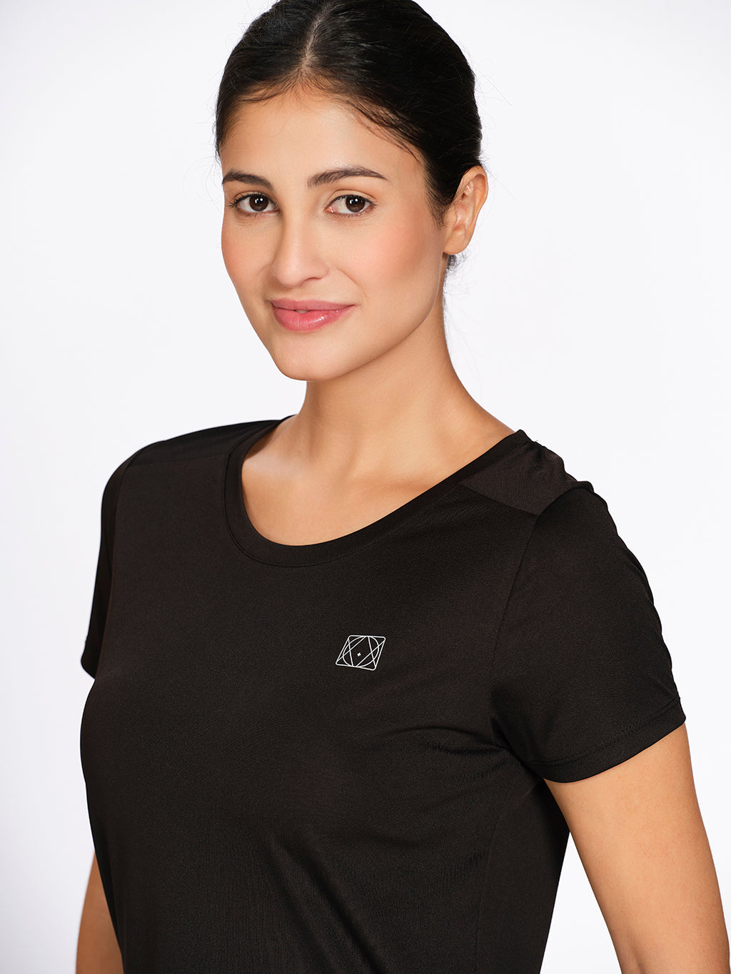 Curved Hem Activewear T-Shirt