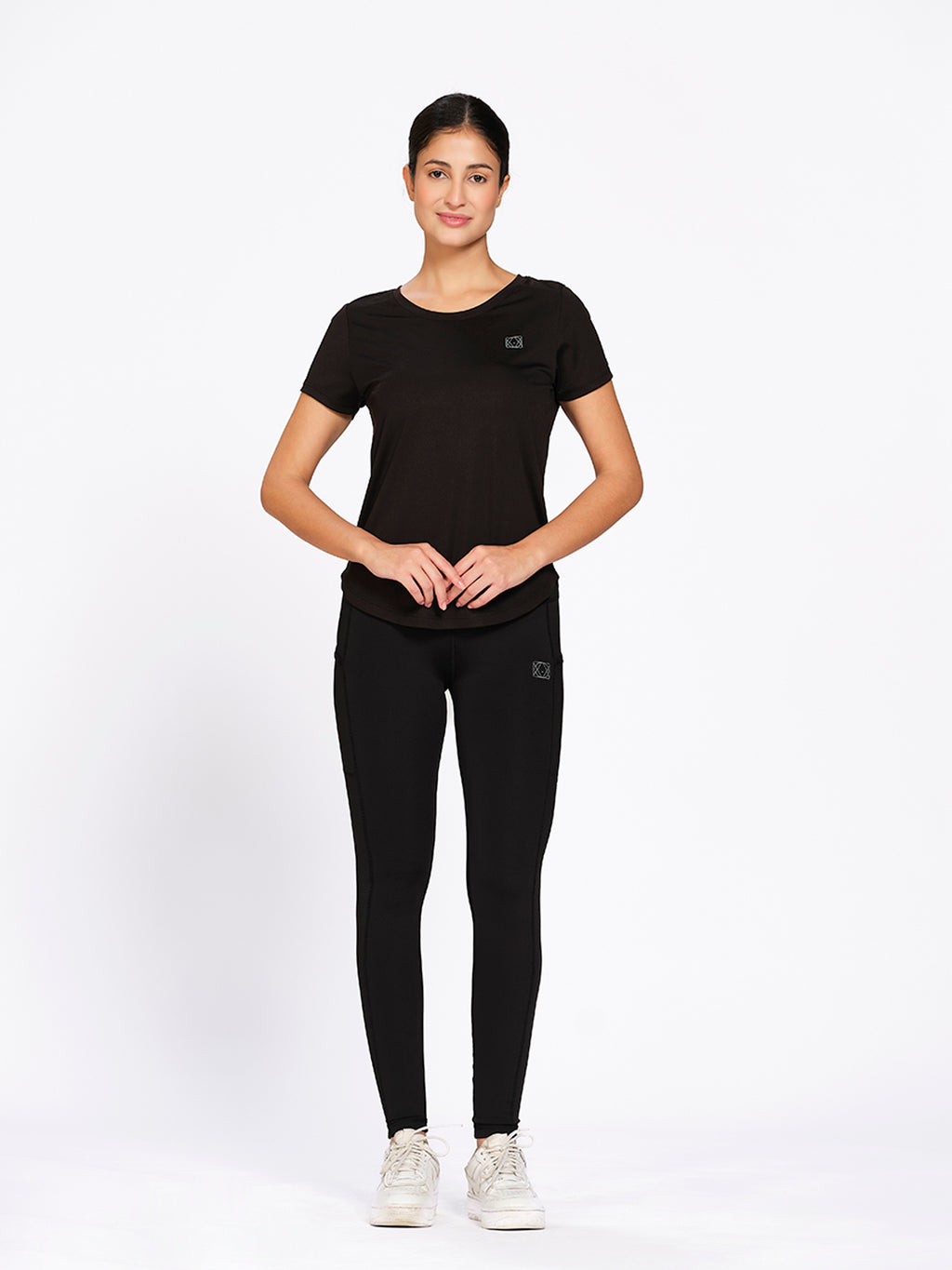 Curved Hem Activewear T-Shirt