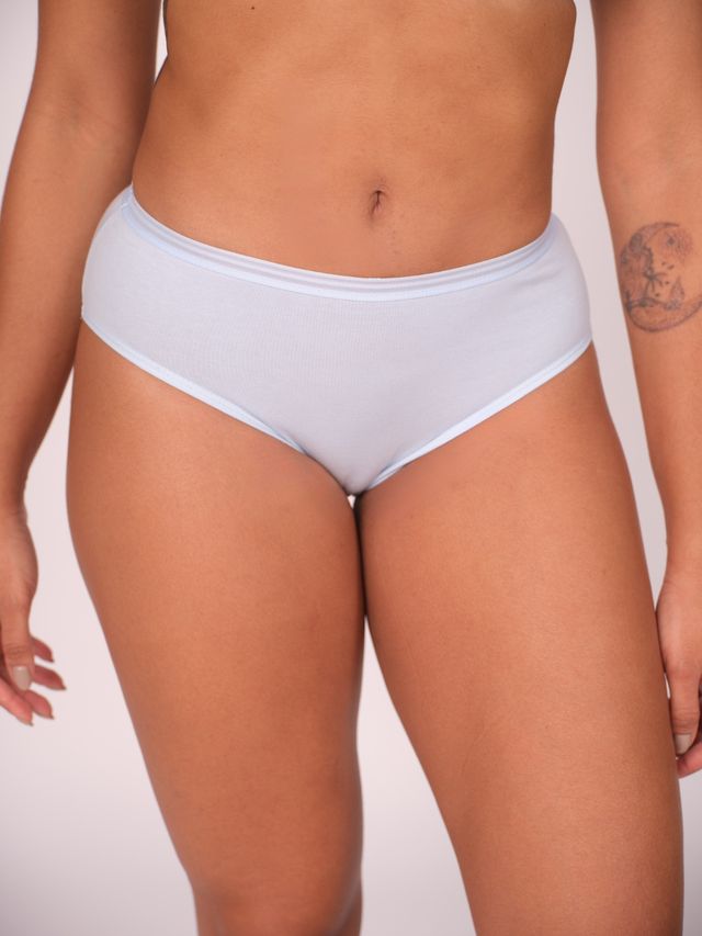 Munns & Mars Womens Cotton Mid Waist Hipster Panty Pack Of 3