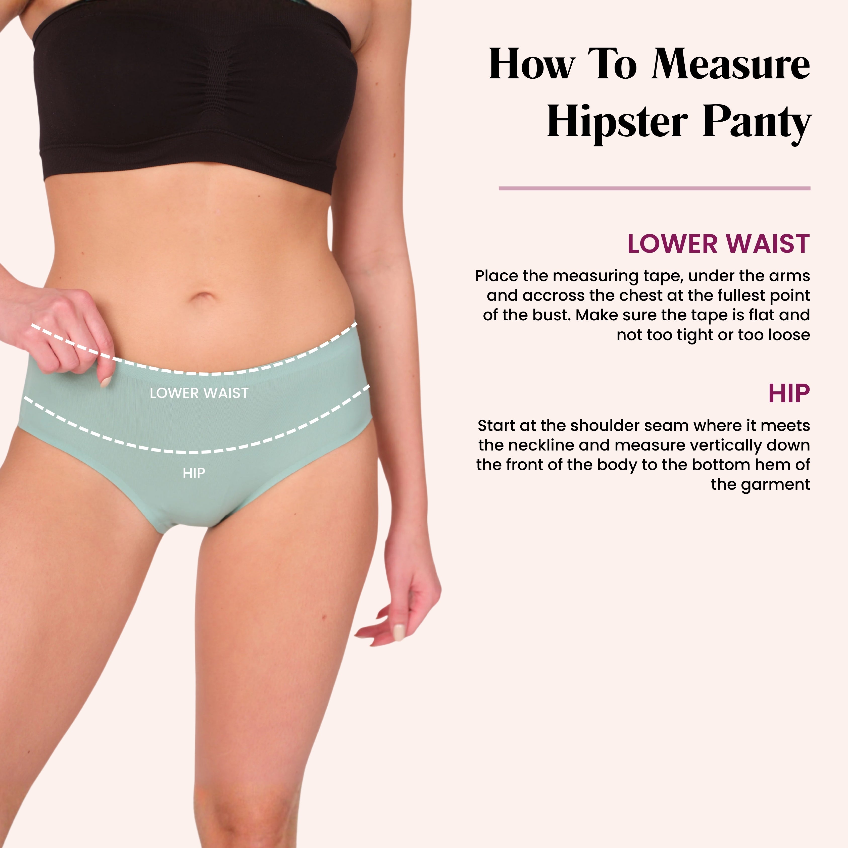 Seamless Bonded Hipster Panty - Turquoise