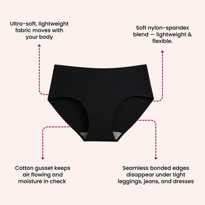 Munns & Mars Lingeries Set- T-shirt Bra (Black) & Full Coverage Panty (Black)