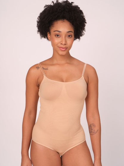 Munns & Mars Womens Seamless Bodysuit Shapewear - Pack of 2