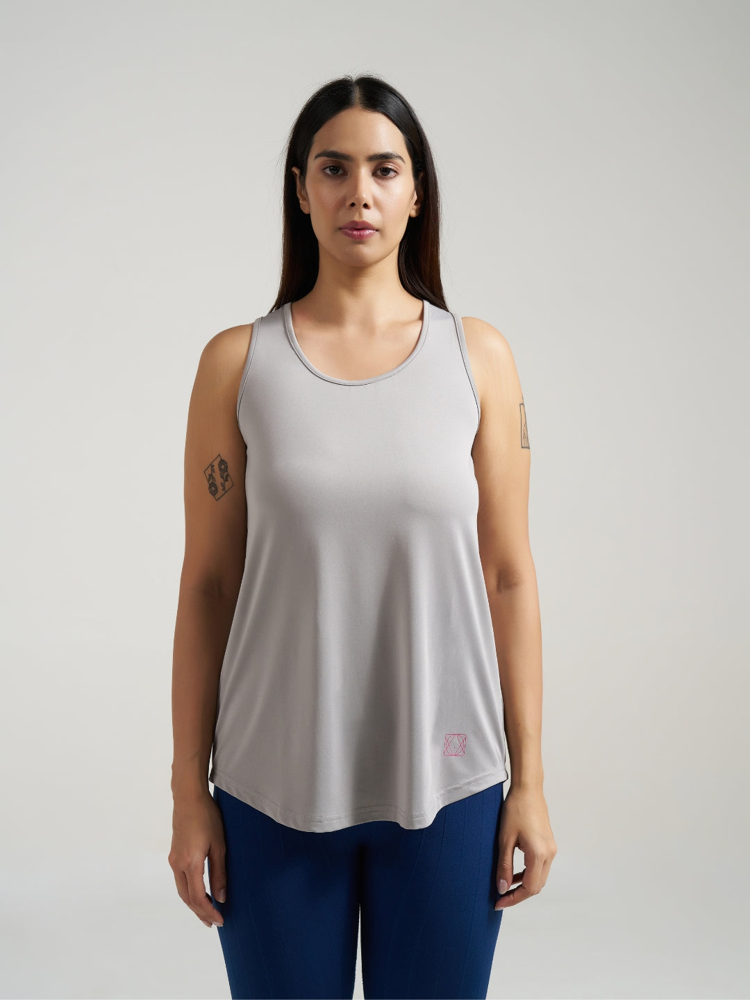Box-Pleat Tank Top
