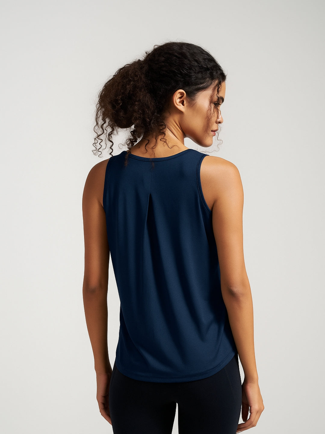 Box-Pleat Tank Top
