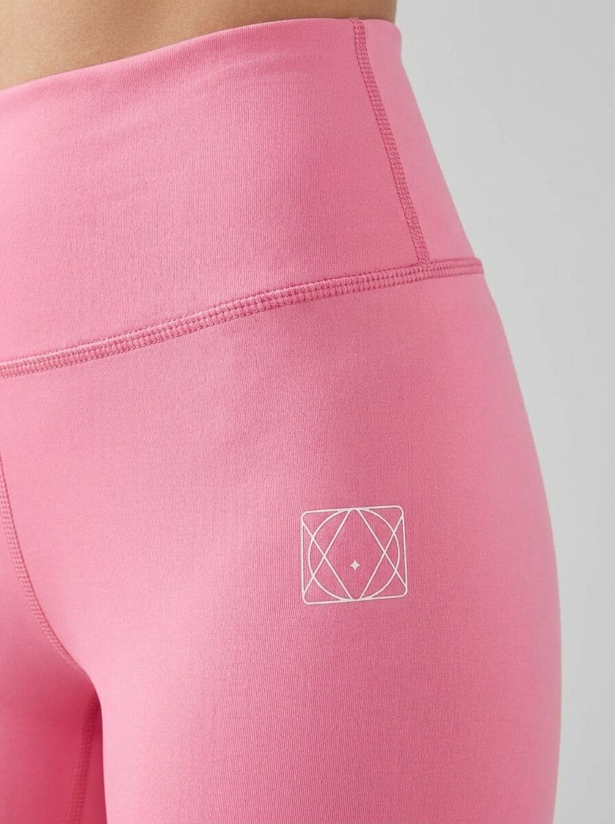 Women's High Waist Laser-Cut Ankle Length Training Tights with Hidden Pocket