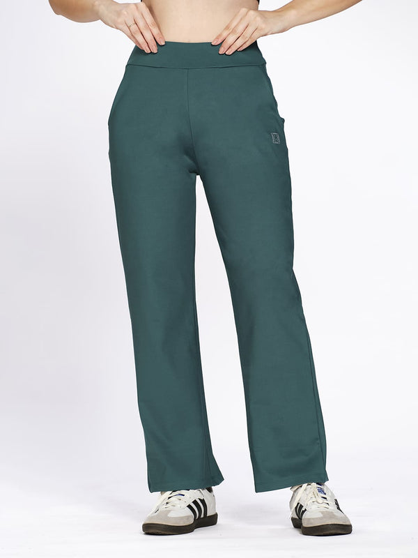 Munns & Mars Women's Wide Leg Aura Pant Stretchable Western Gym Wear