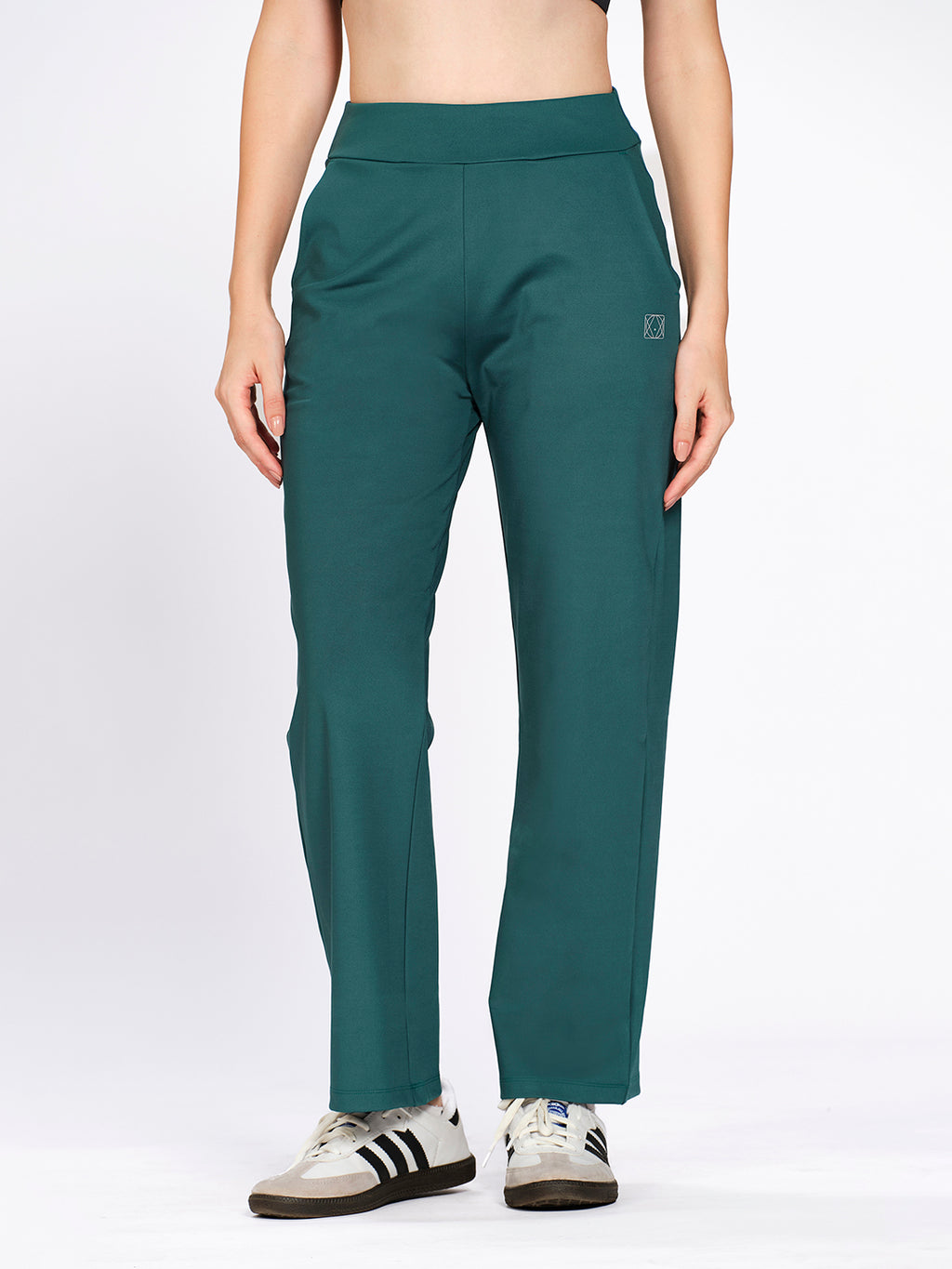 Munns & Mars Women's Wide Leg Aura Pant Stretchable Western Gym Wear