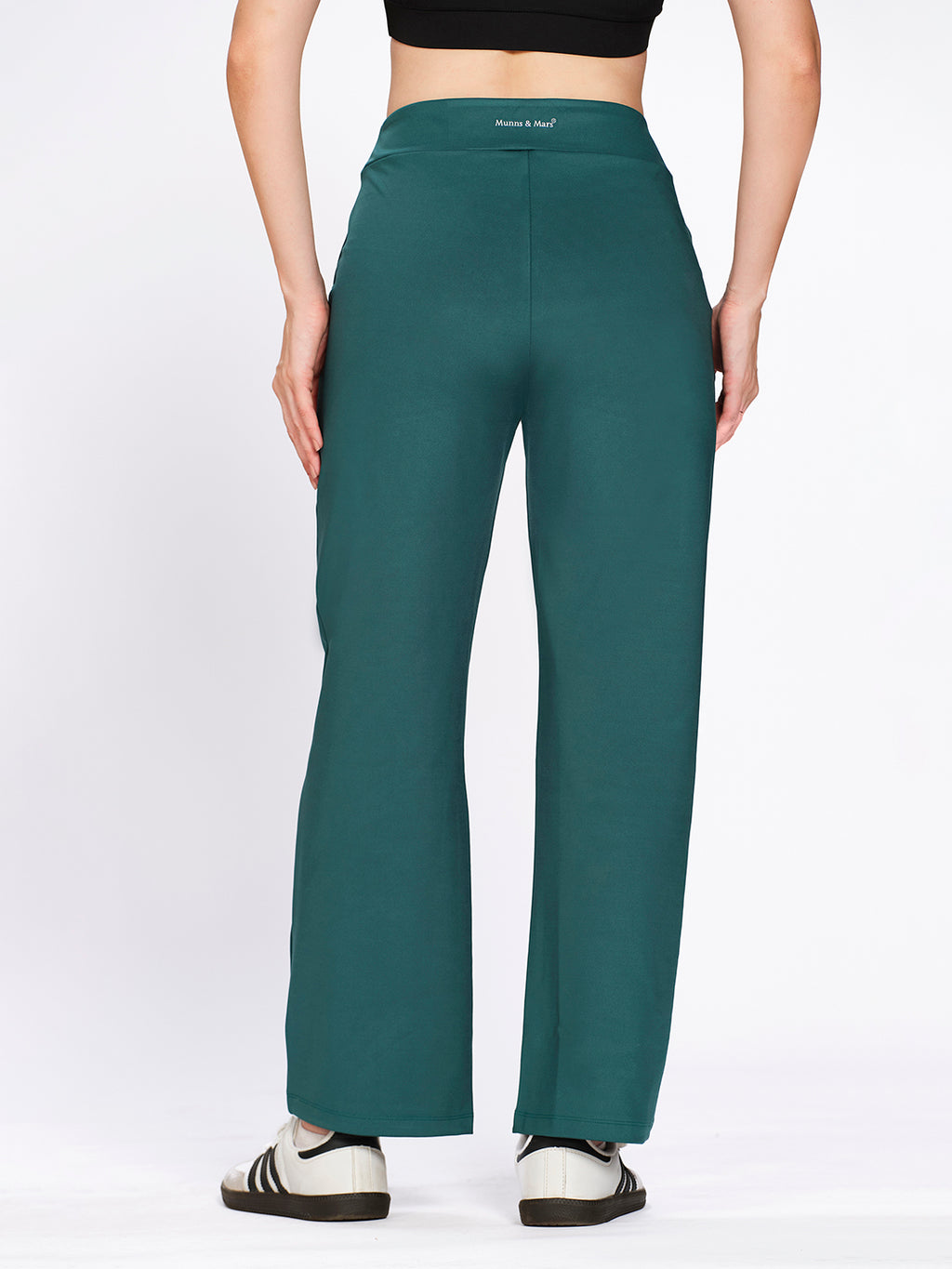 Munns & Mars Women's Wide Leg Aura Pant Stretchable Western Gym Wear