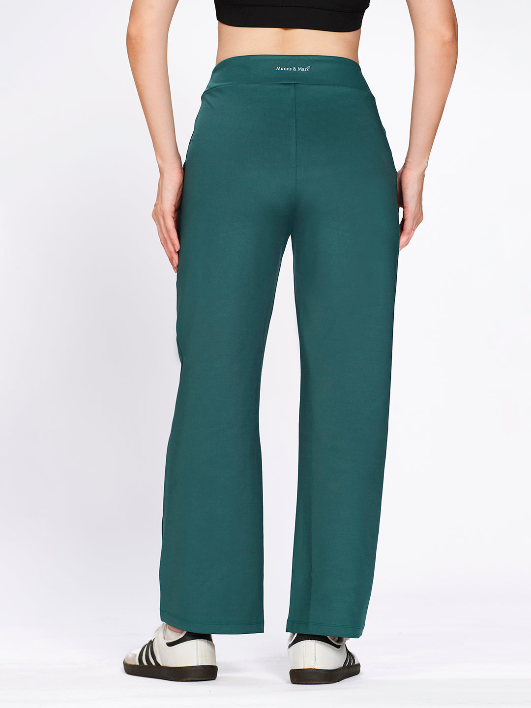 Munns & Mars Women's Wide Leg Aura Pant Stretchable Western Gym Wear