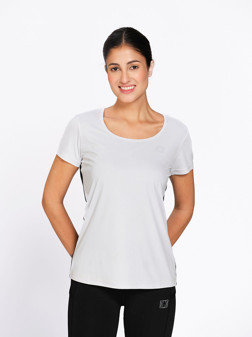 Munns & Mars Colorblocked Rapid Dry Polyester Interlock Performance T-Shirt