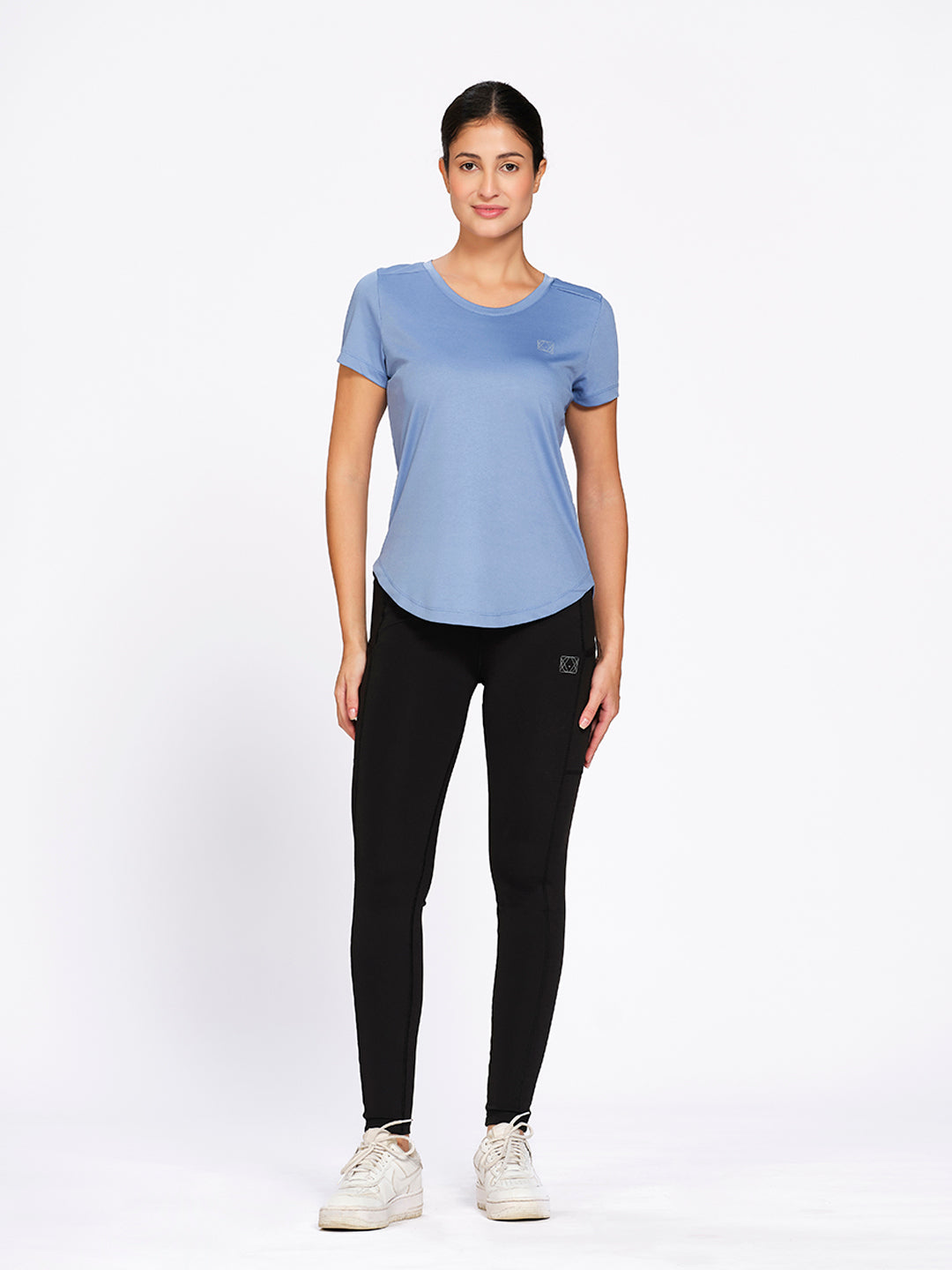 Curved Hem Activewear T-Shirt