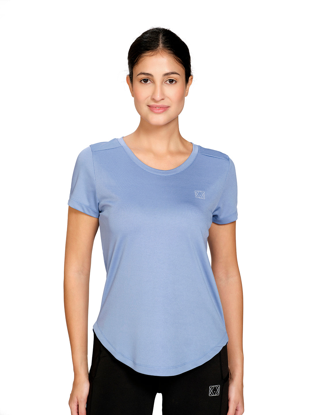 Munns & Mars Women's Curved Hem Activewear T-Shirt
