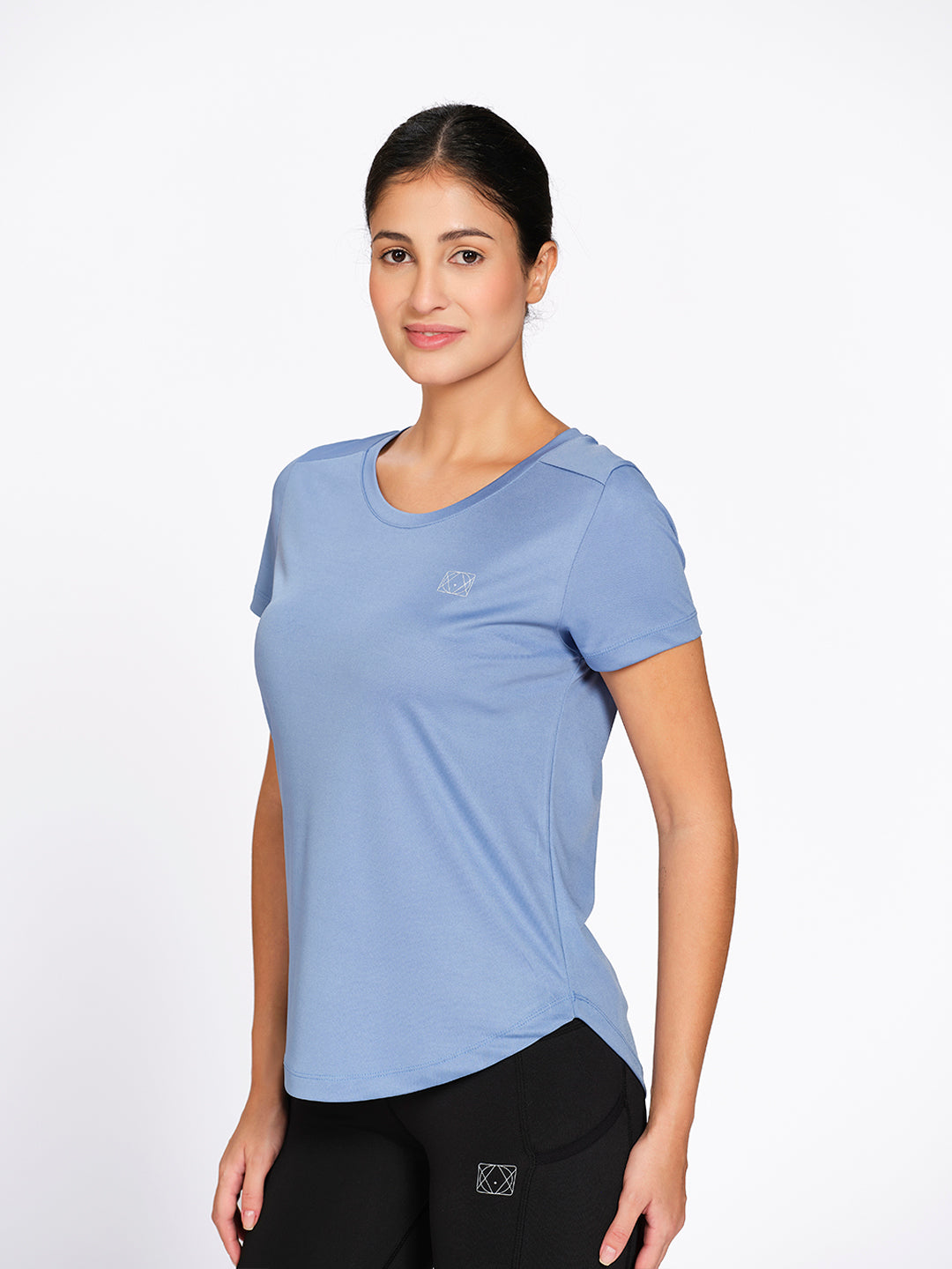 Curved Hem Activewear T-Shirt