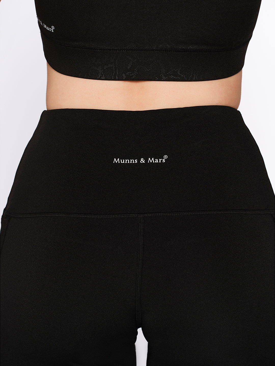 Women's Solid High Rise Bootcut Flare Tights/Leggings with Side Pockets