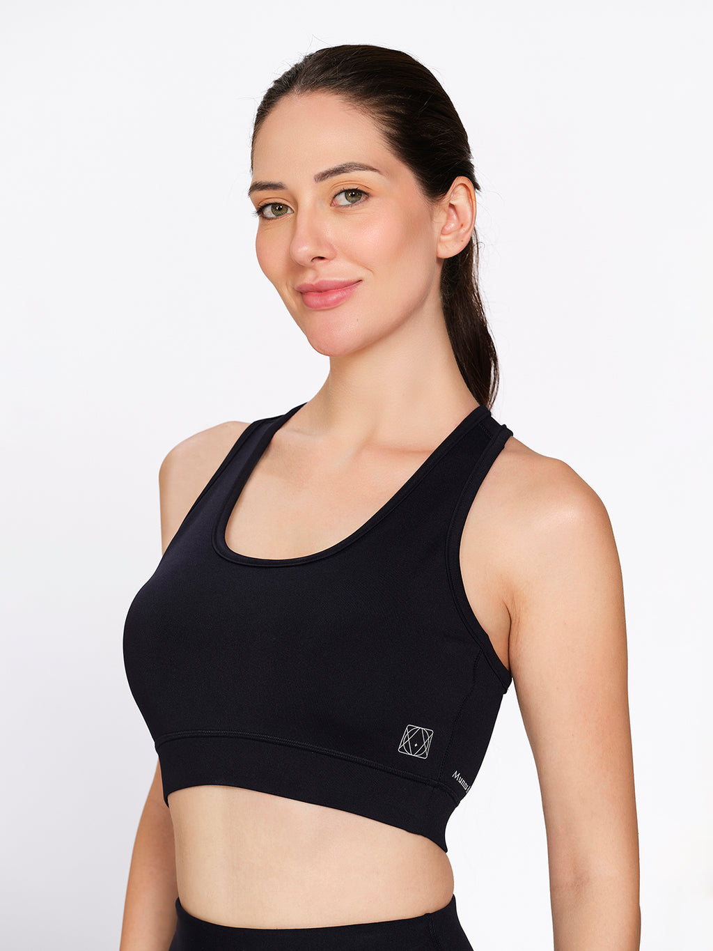 Munns & Mars Women Padded Non Wired Racer Back Sports Bra