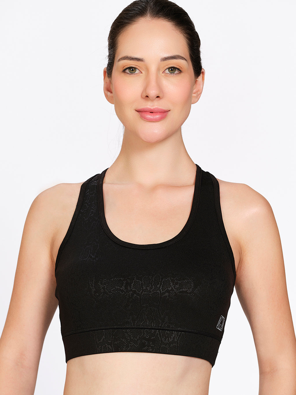 Munns & Mars Women Padded Non Wired Racer Back Sports Bra