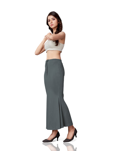 Saree Shapewear Cotton Fish Cut - Gray