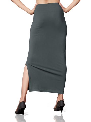 Saree Shapewear Cotton Straight Cut - Gray