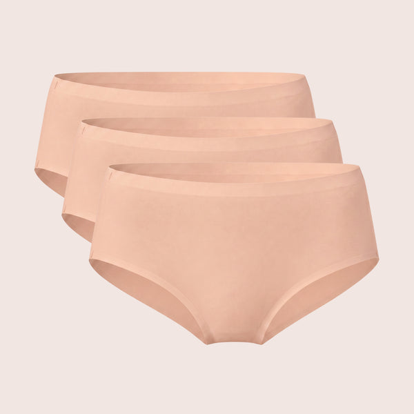 Munns & Mars Womens  Seamless Bonded Hipster Panty - pack of 3