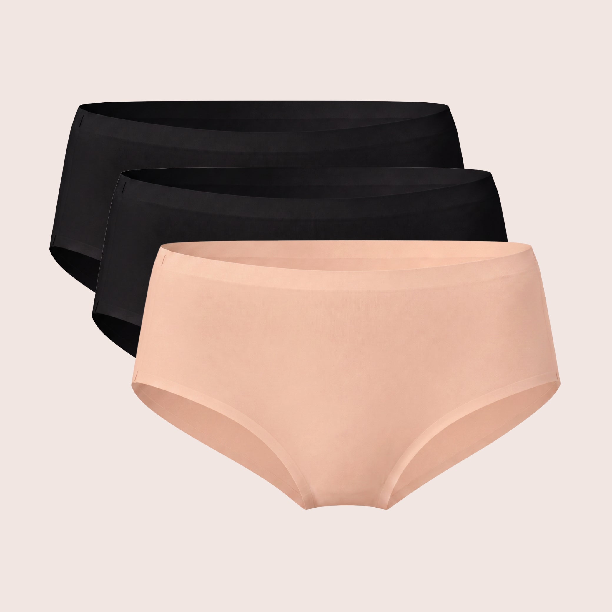 Munns & Mars Womens  Seamless Bonded Hipster Panty - pack of 3