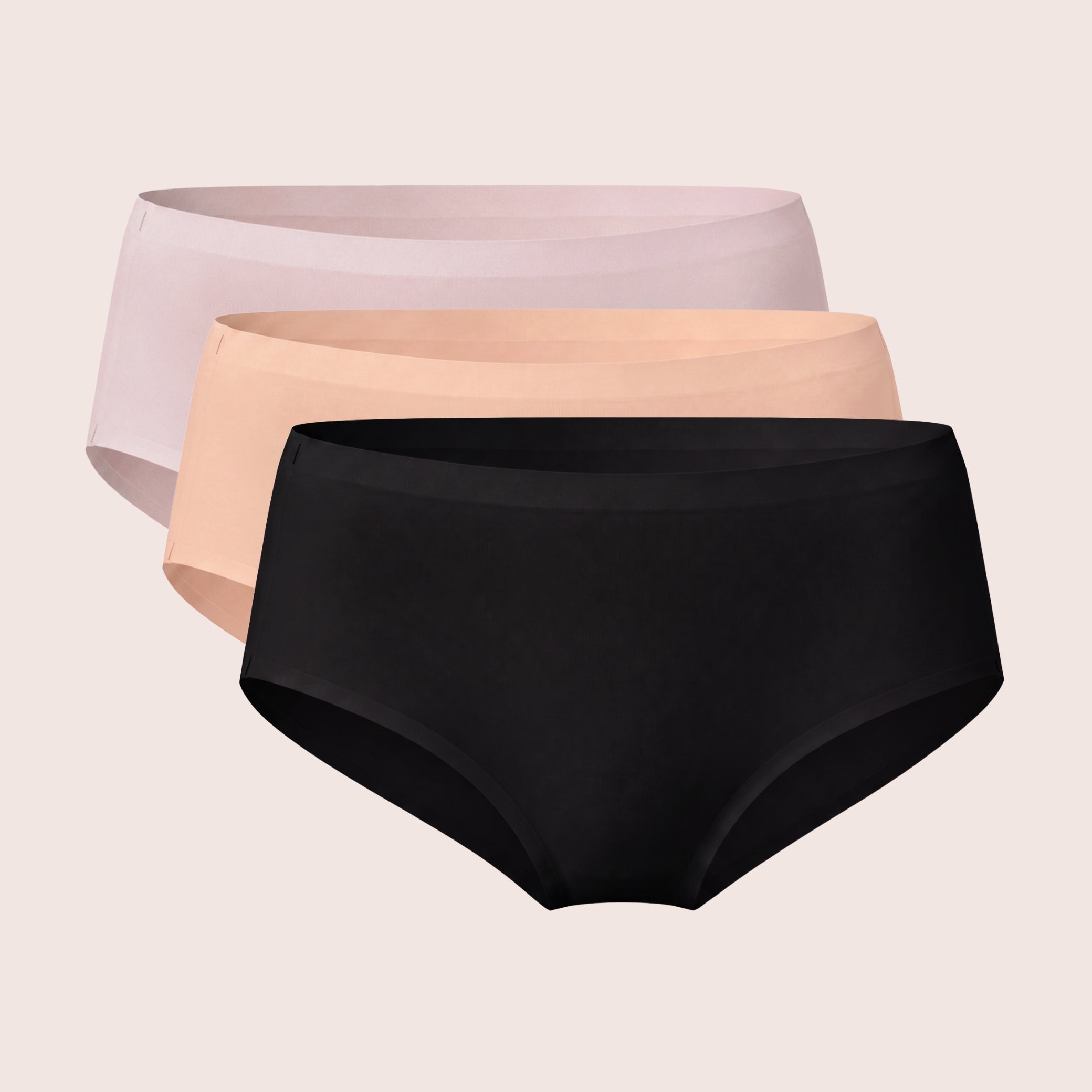 Munns & Mars Womens  Seamless Bonded Hipster Panty - pack of 3