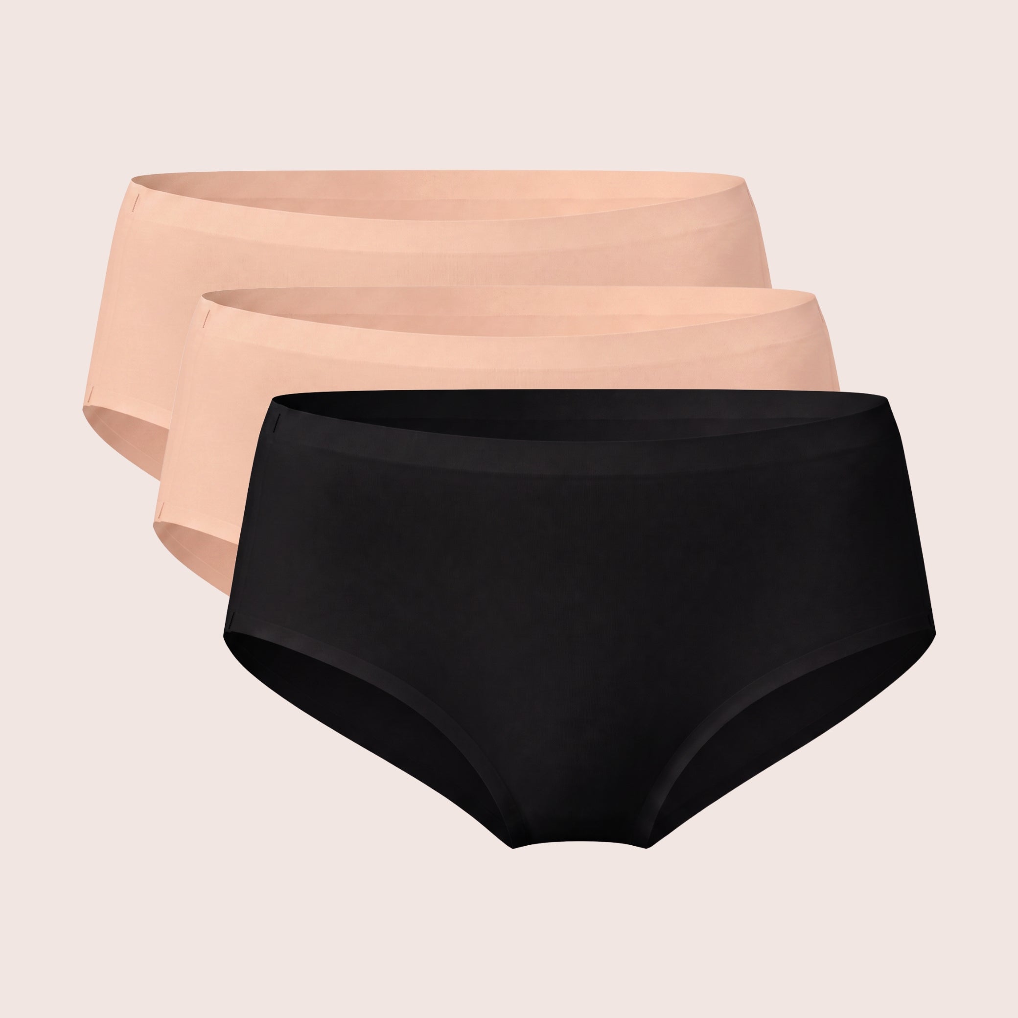 Munns & Mars Womens  Seamless Bonded Hipster Panty - pack of 3