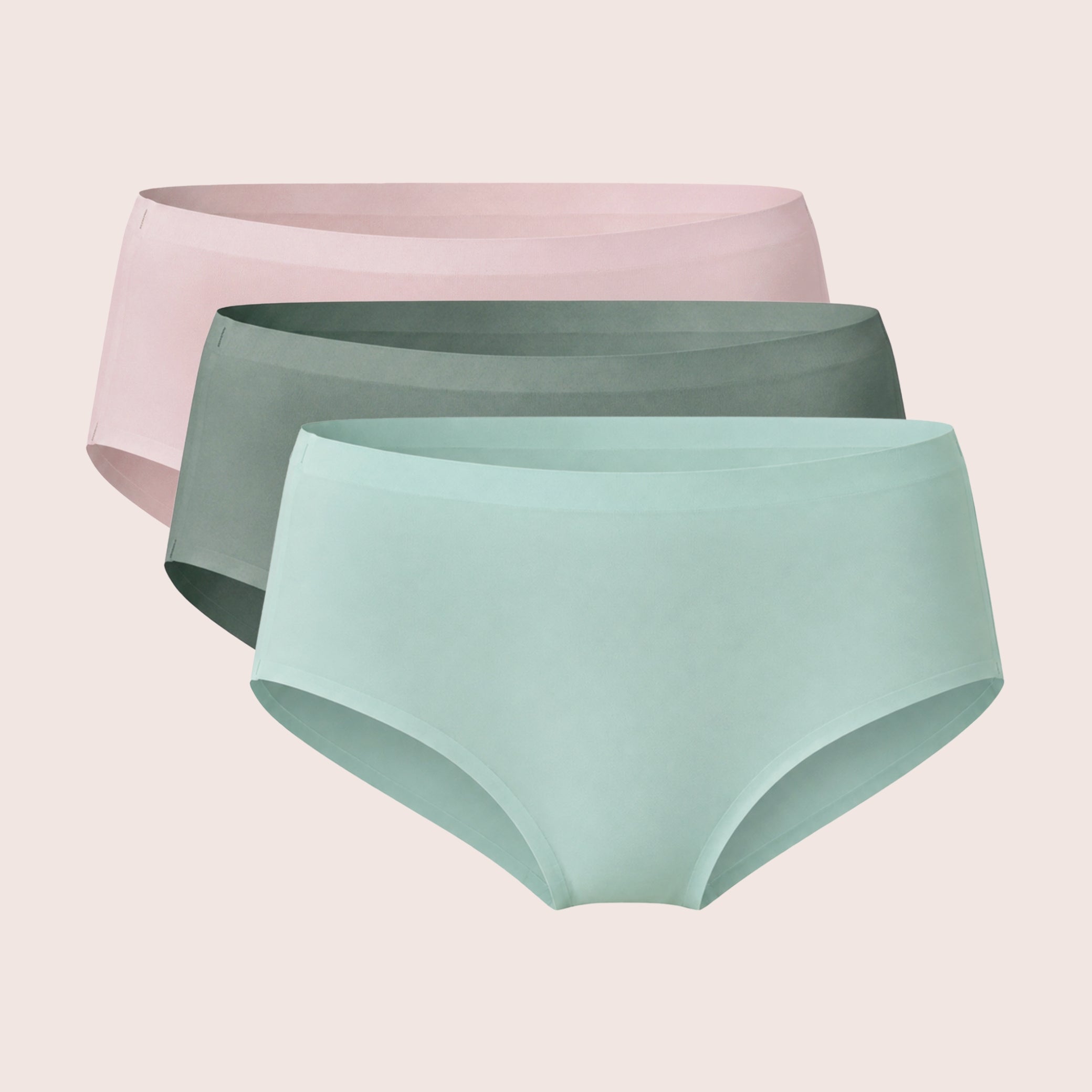 Munns & Mars Womens  Seamless Bonded Hipster Panty - pack of 3