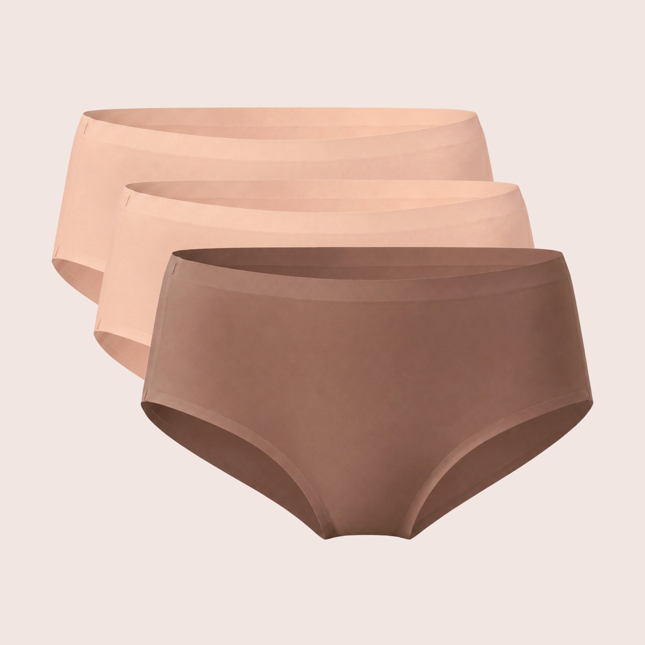 Munns & Mars Womens  Seamless Bonded Hipster Panty - pack of 3