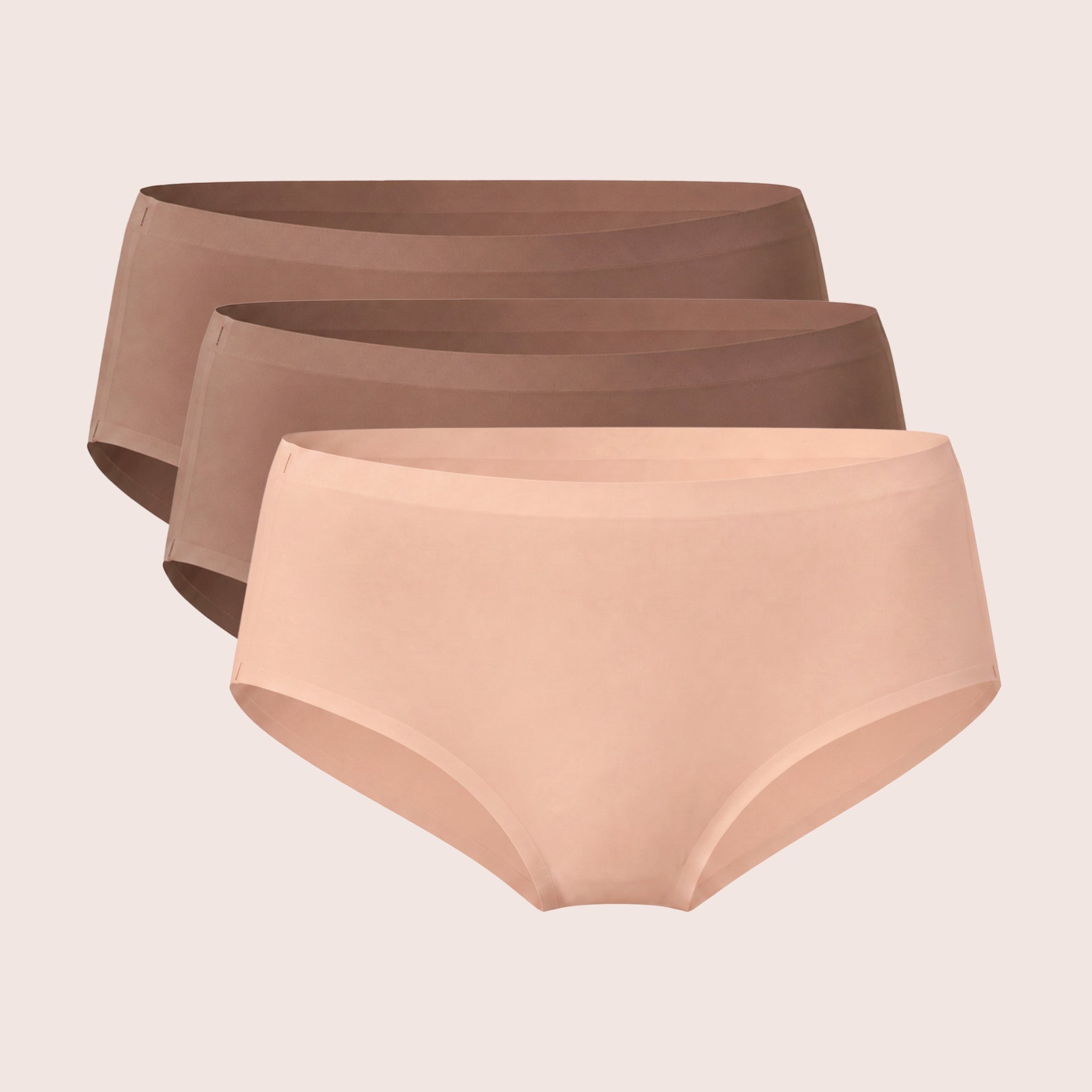 Munns & Mars Womens  Seamless Bonded Hipster Panty - pack of 3