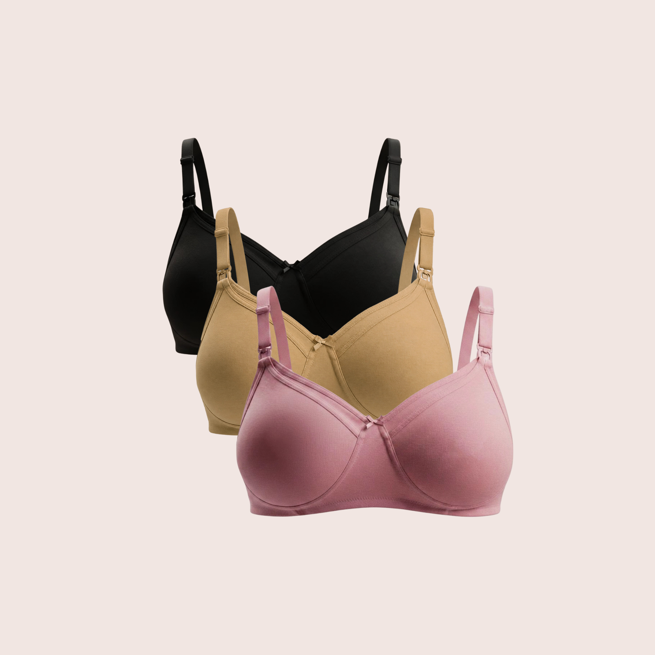 Munns & Mars Pack of 3 Womens Maternity Bra