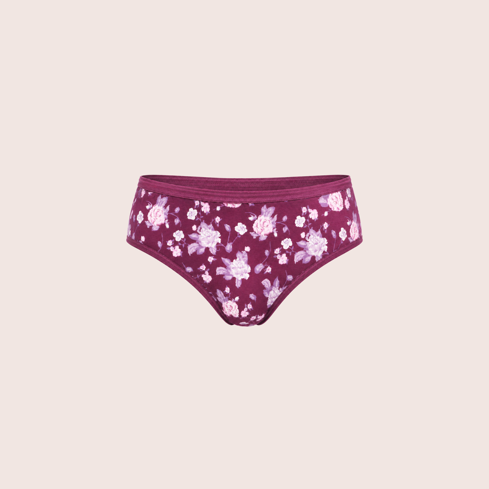 Munns & Mars Womens Cotton Printed Mid Waist Hipster Panty