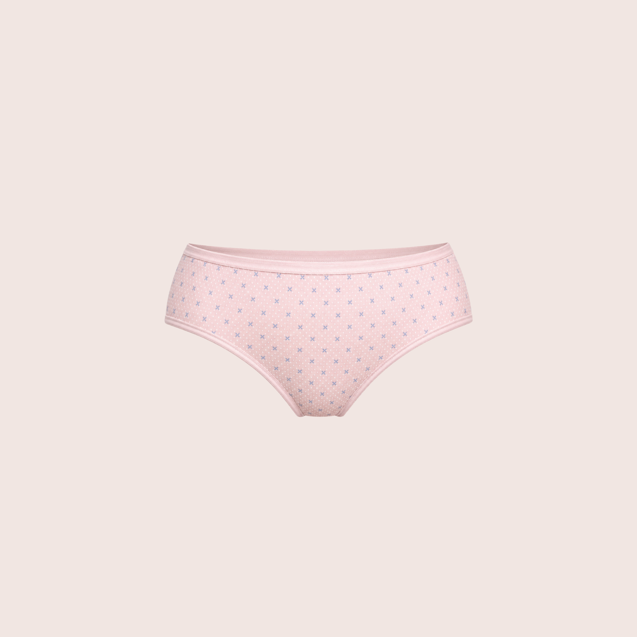 Munns & Mars Womens Cotton Printed Mid Waist Hipster Panty