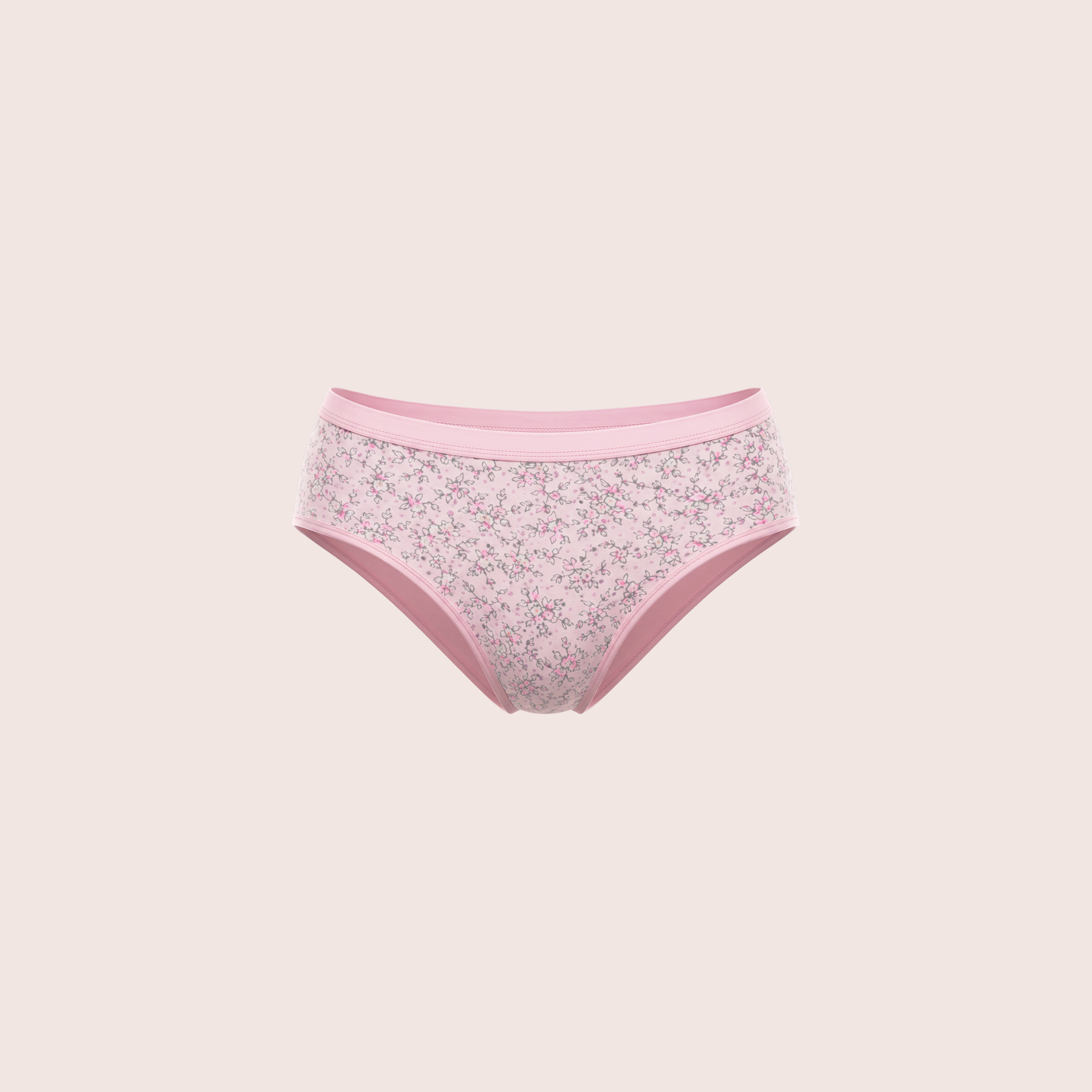 Munns & Mars Womens Cotton Printed Mid Waist Hipster Panty