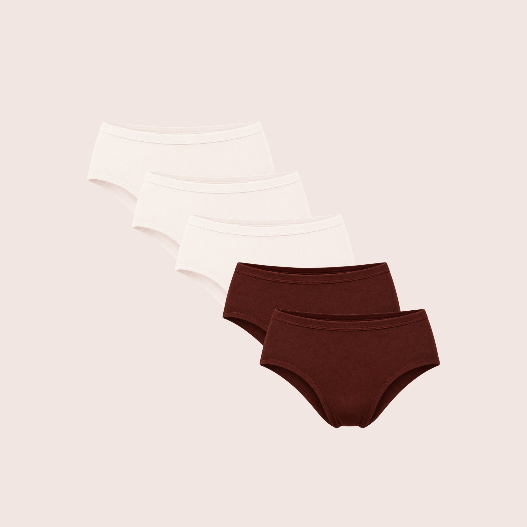 Munns & Mars Womens Pack of 5 Cotton Panties
