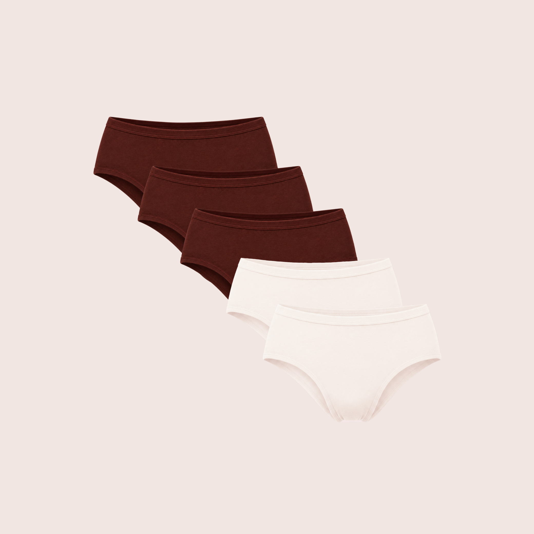 Munns & Mars Womens Pack of 5 Cotton Panties
