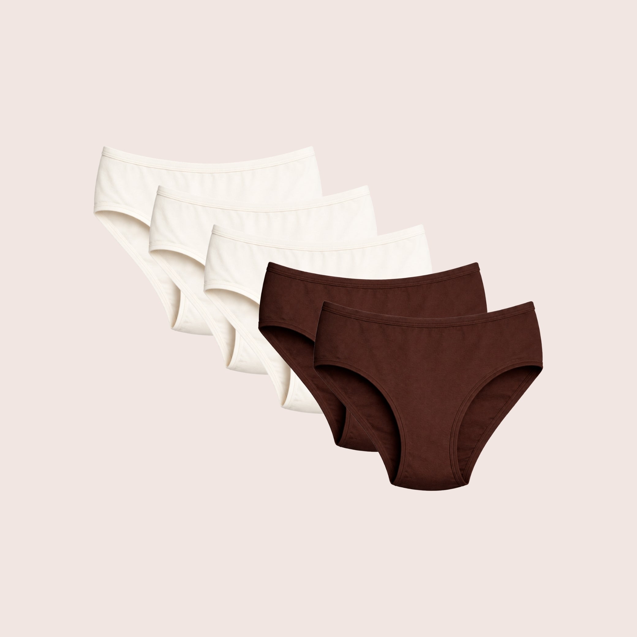 Munns & Mars Womens Pack of 5 Cotton Panties