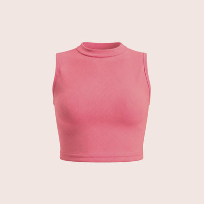 Munns & Mars Womens Casual Wear High Neck Active Tank Top