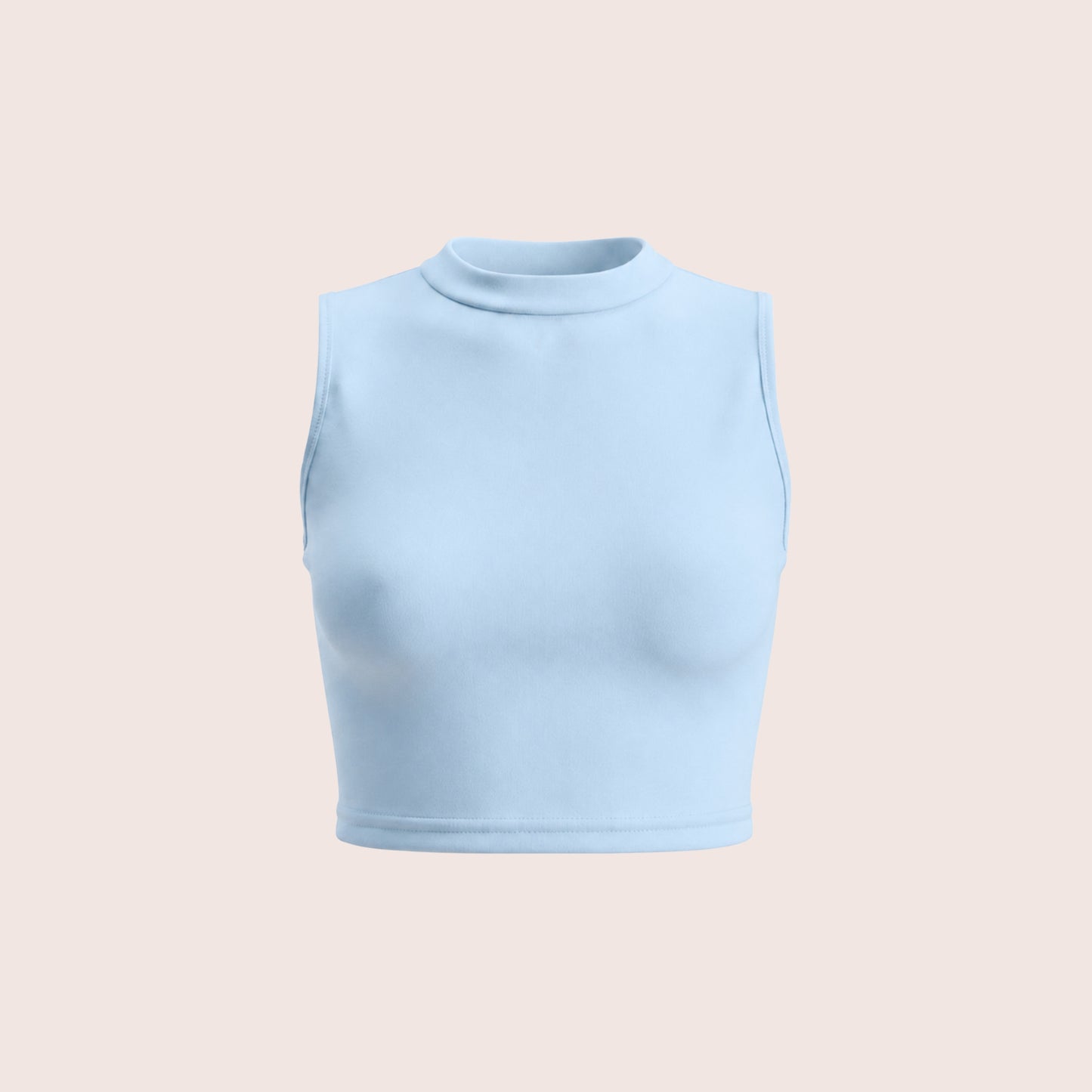Munns & Mars Womens Casual Wear High Neck Active Tank Top