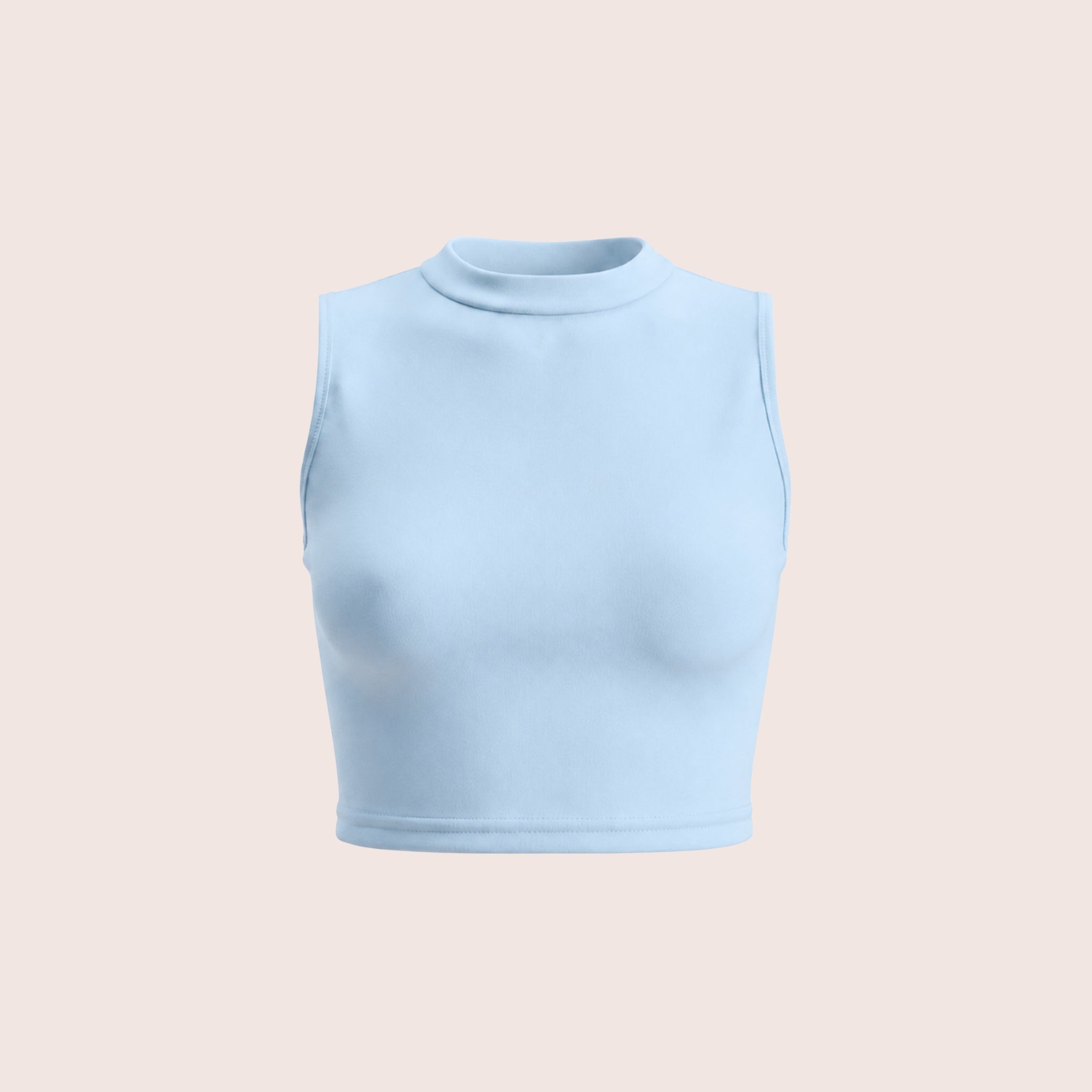Munns & Mars Womens Casual Wear High Neck Active Tank Top