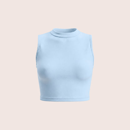 Munns & Mars Womens Casual Wear High Neck Active Tank Top