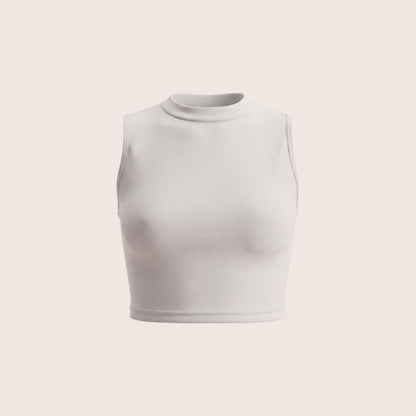 Munns & Mars Womens Casual Wear High Neck Active Tank Top