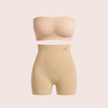 Munns & Mars Bundle of Seamless Non-Padded Tube Bra And Tummy & Thigh Shorts