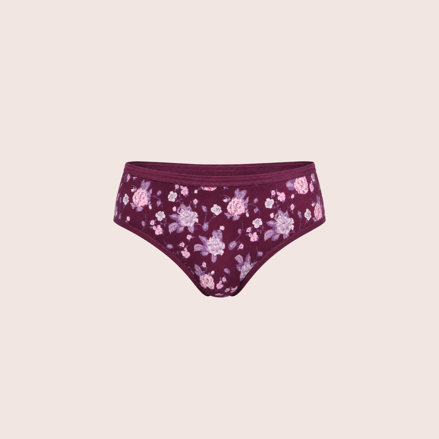 Munns & Mars Womens Cotton Printed Mid Waist Hipster Panty